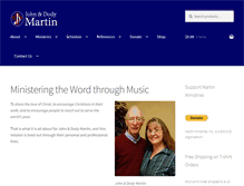 Tablet Screenshot of martinministries.org